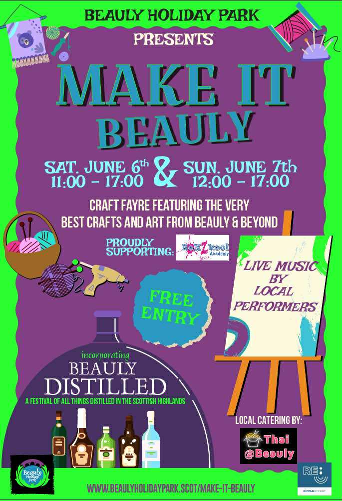 Make it Beauly 2026 2 day stall