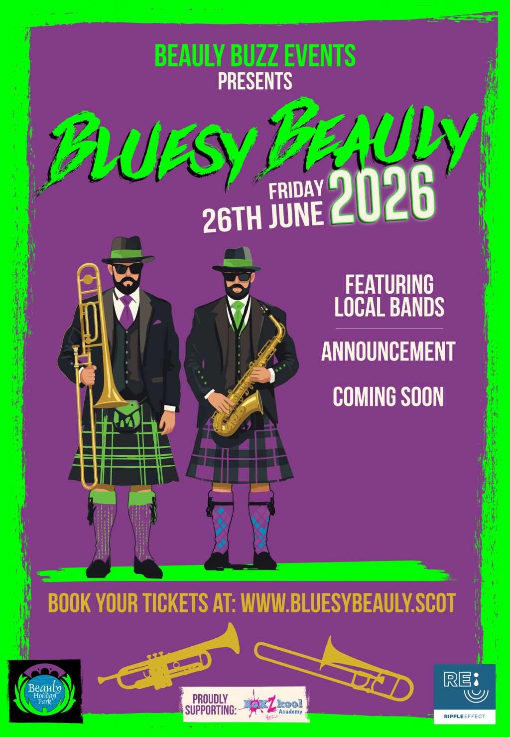 Bluesy Beauly non-camping adult ticket