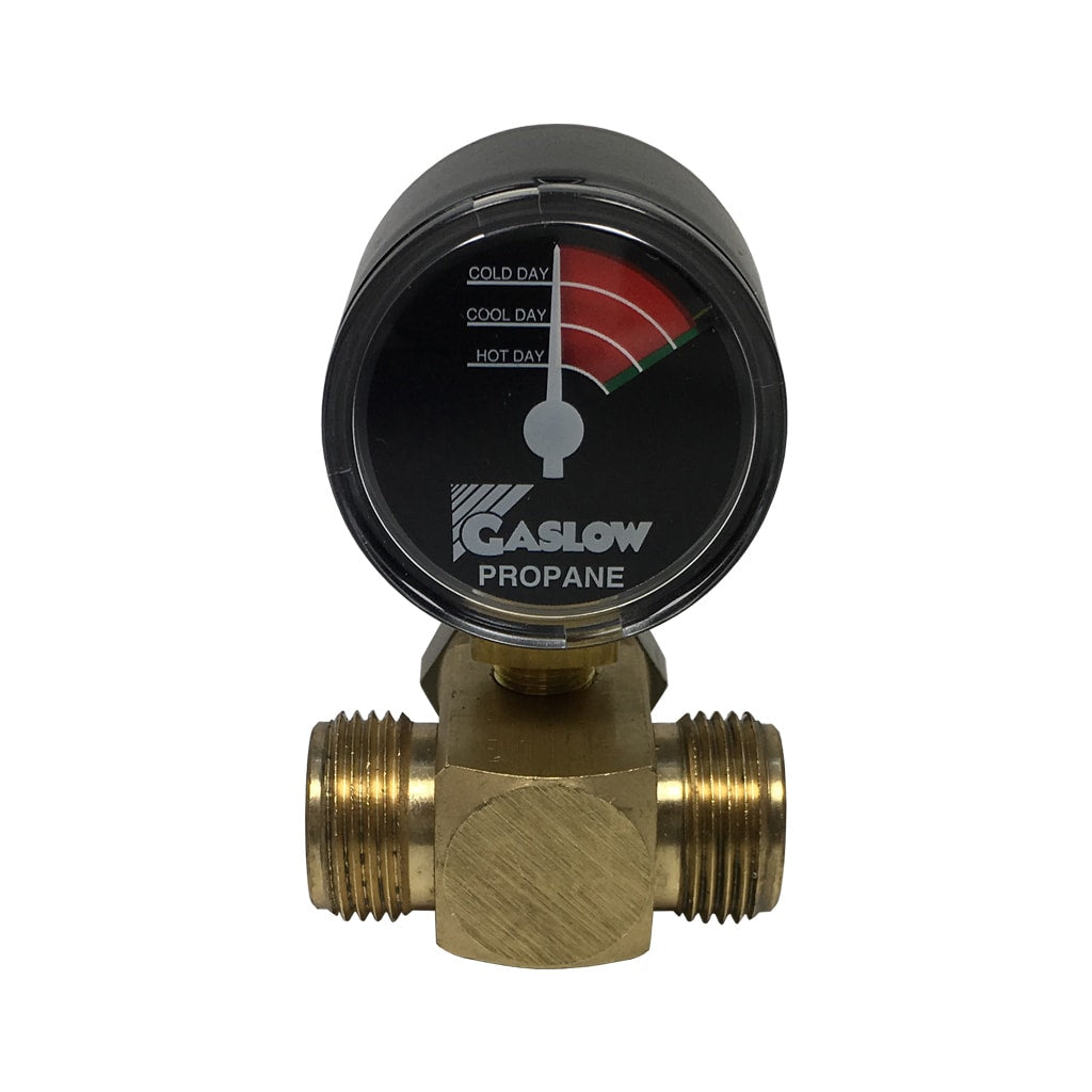 Gaslow changeover gauge front mounted